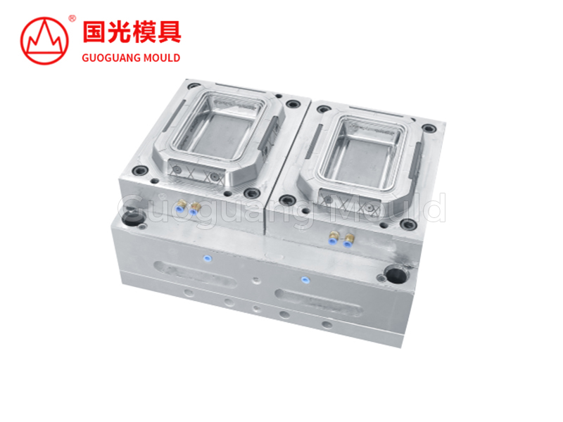 二腔外卖塑料盒模具