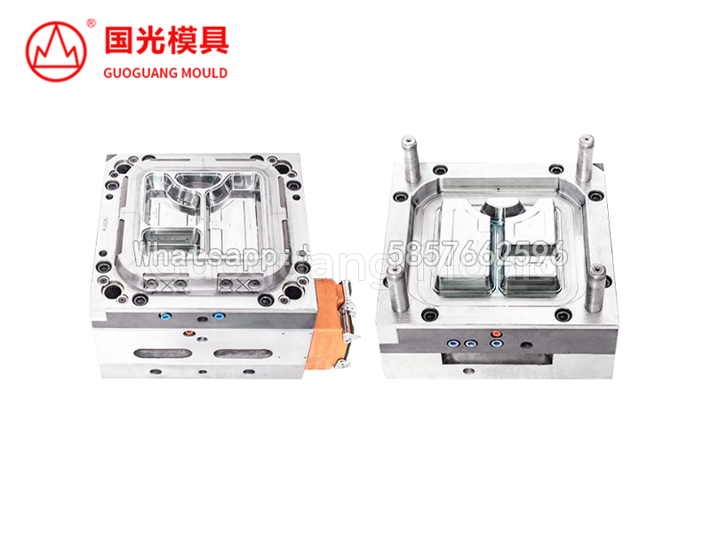 四格薄壁午餐盒模具